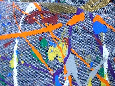 Meshed Painting by Margaret Knight Meshed Painting by Margaret Knight
