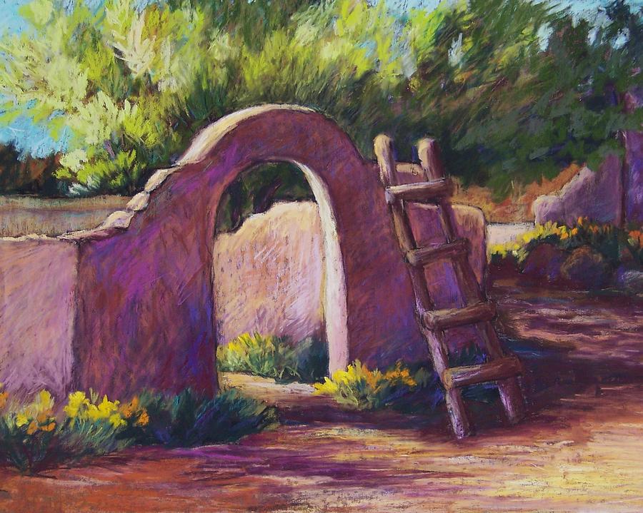 Mesilla Archway Pastel by Candy Mayer