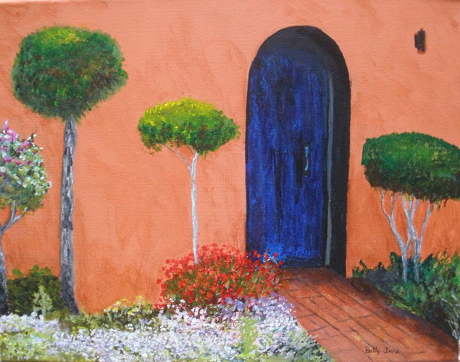 Mesilla Door Painting by Betty-Anne McDonald