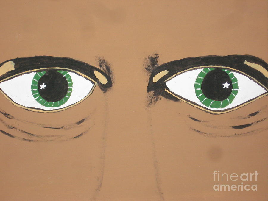 Mesmerized eyes Painting by Jeffrey Koss