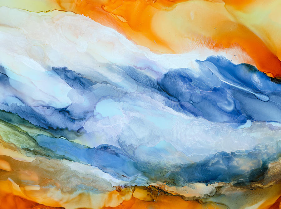 Abstract Painting - Mesmerized - A by Sandy Sandy Abstract Painting - Mesmerized - A by Sandy Sandy