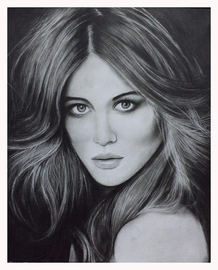 Mesmerizing Eyes Drawing by Kazem Mohseni - Fine Art America