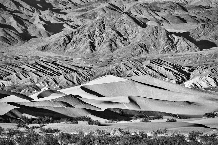 Mesquite Flat Sand Dunes #2 - Death Valley Photograph by Stuart Litoff