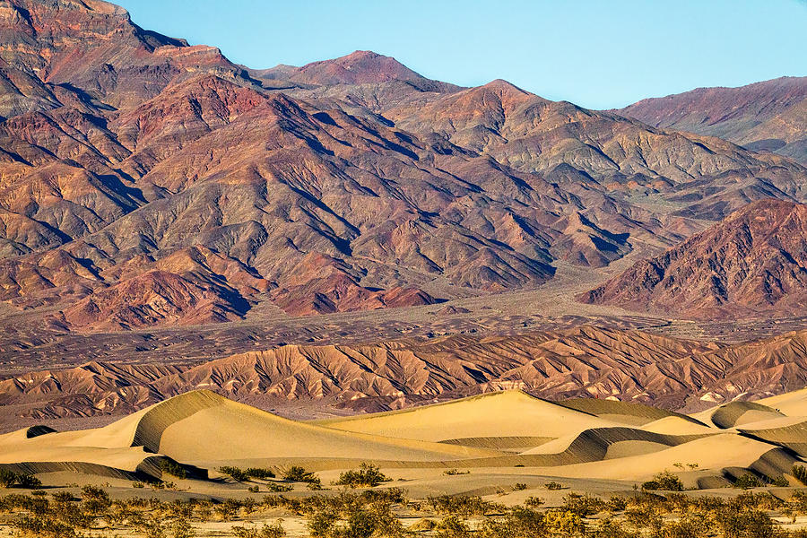 Mesquite Flat Sand Dunes #3 - Death Valley Photograph by Stuart Litoff