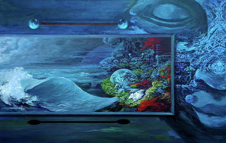 Surrealism Painting - Messenger by Jay Garfinkle Surrealism Painting - Messenger by Jay Garfinkle