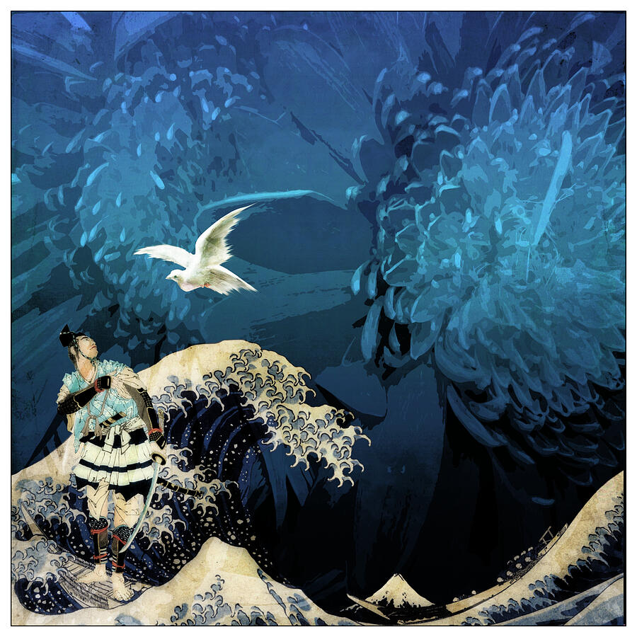 Dove Digital Art - Messenger by Laura Botsford Dove Digital Art - Messenger by Laura Botsford
