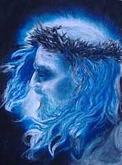 Christ Painting - Messiah by Julianna Ziegler Christ Painting - Messiah by Julianna Ziegler