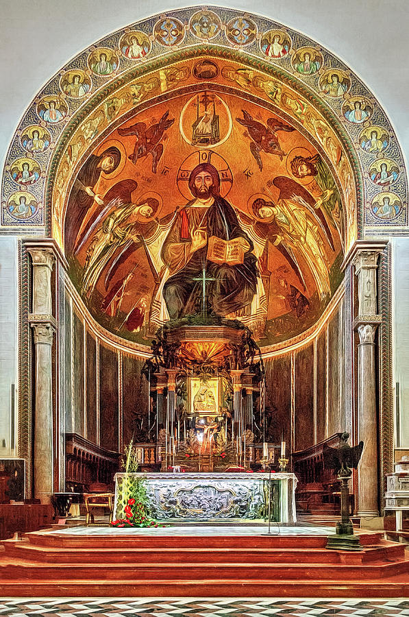 Messinas Cathedral Altar Photograph by Maria Coulson