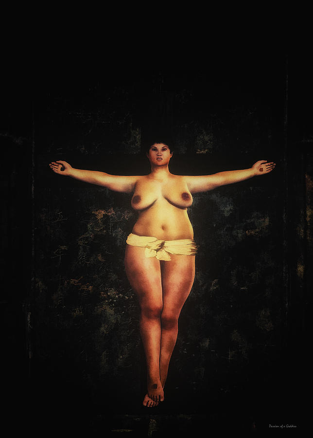 Fat Woman Digital Art - Metabolic crucifixion by Ramon Martinez