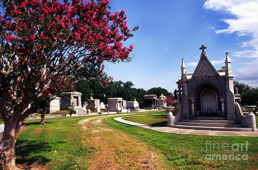 New Orleans Photograph - Metairie Cemetery New Orleans by Thomas R Fletcher