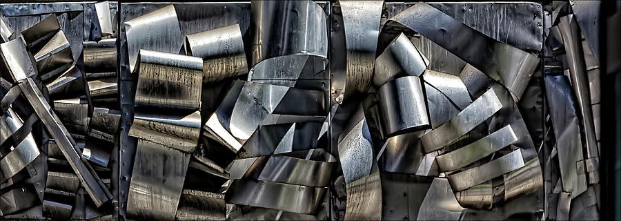 Metal Abstract Sculpture Photograph by Robert Ullmann