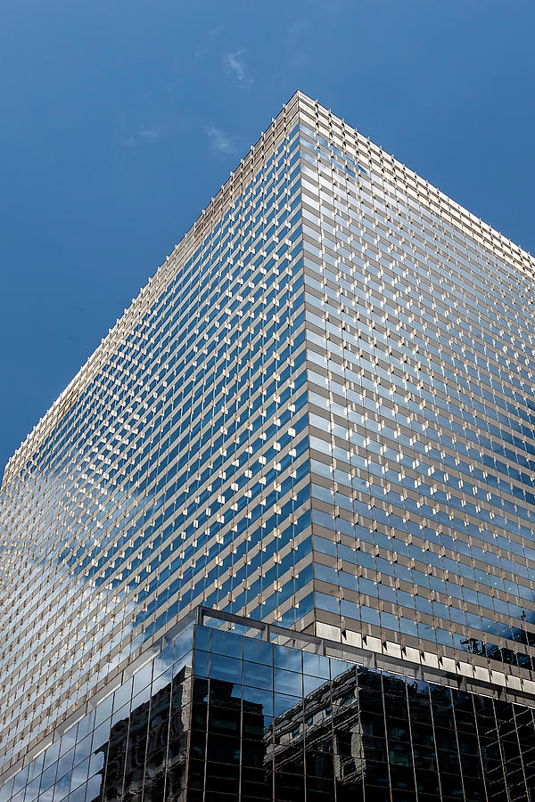 Metal and Glass High Rise Office Building Photograph by Robert Ullmann