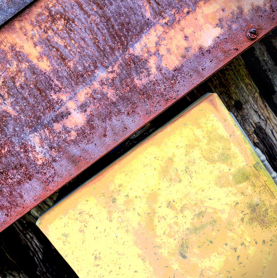 Metal And Rust Abstract Photograph by Ann Powell