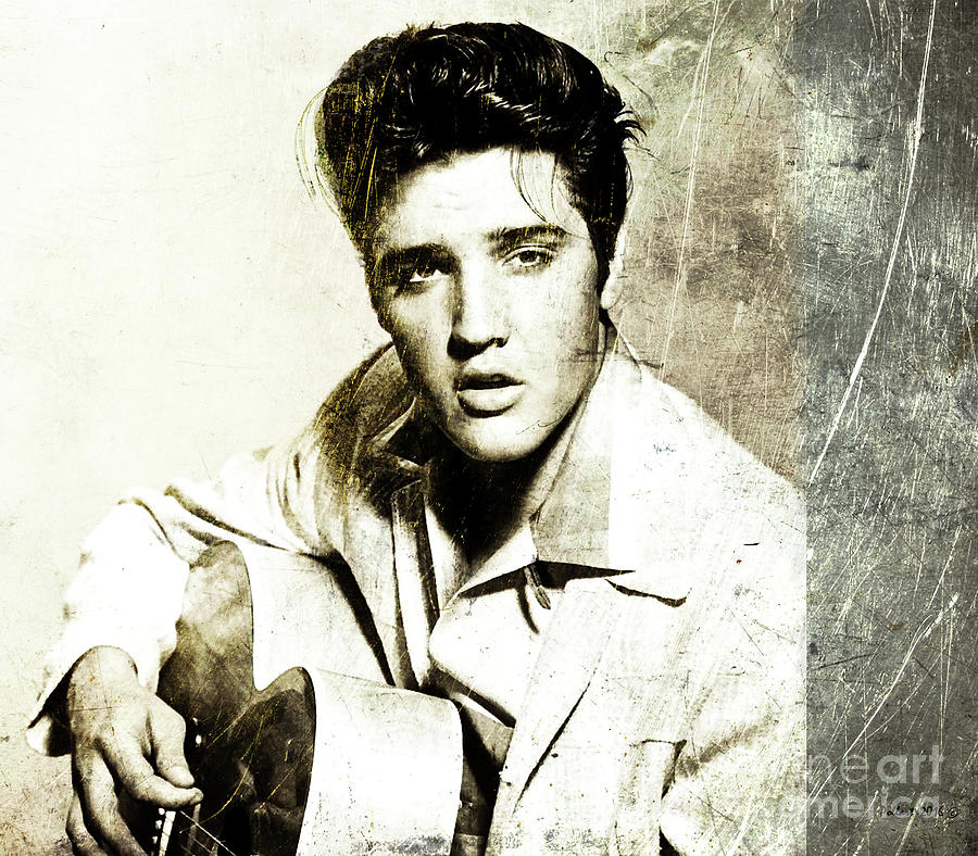 Metal etching, The King, Elvis Presley Mixed Media by Thomas Pollart ...