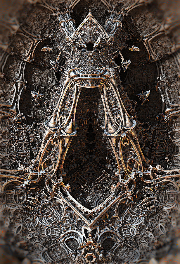 Metal Jewelry Sculpture Digital Art by Hal Tenny Metal Jewelry Sculpture Digital Art by Hal Tenny