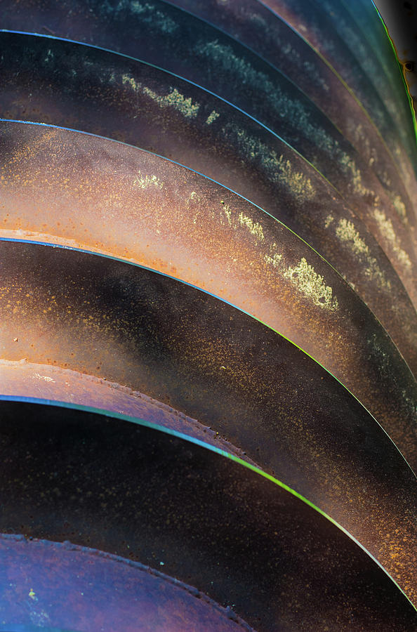 Metal Photograph - Metal Spiral Right by Lea Rhea Photography Metal Photograph - Metal Spiral Right by Lea Rhea Photography