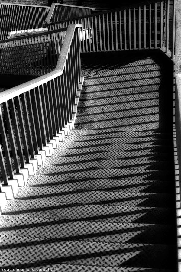 Metal Stairs Photograph - Metal Stairs by Isaac Silman