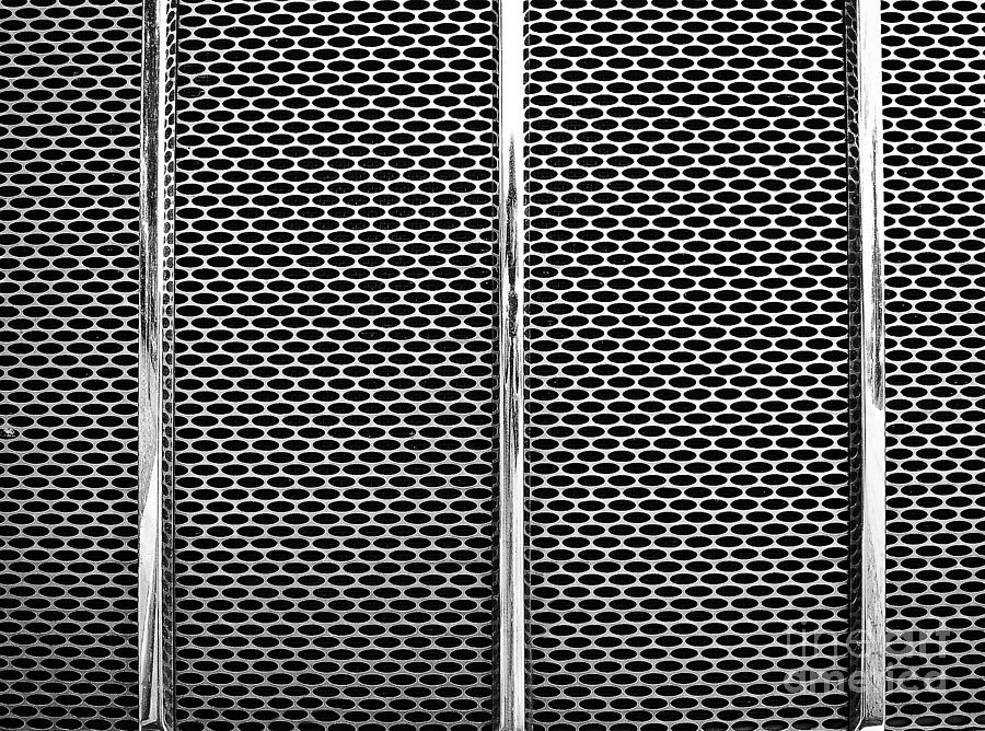 Metal Texture No.18 BW Photograph by Fei A