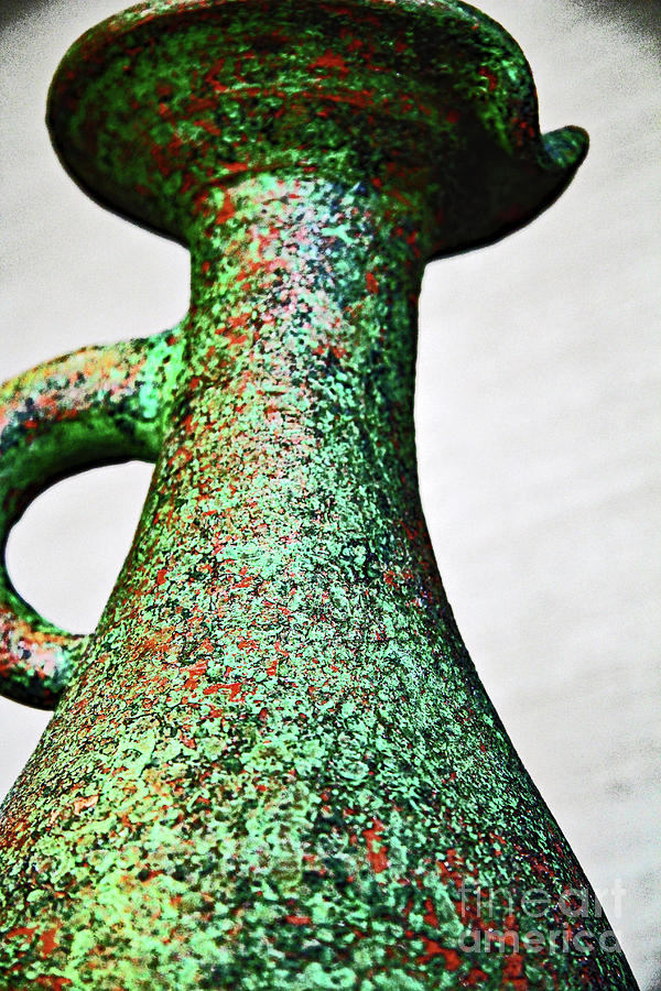 Metalic Looking Vase Photograph