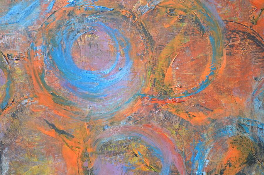 Abstract Painting - Metalworks Four Detail One by Marla McPherson
