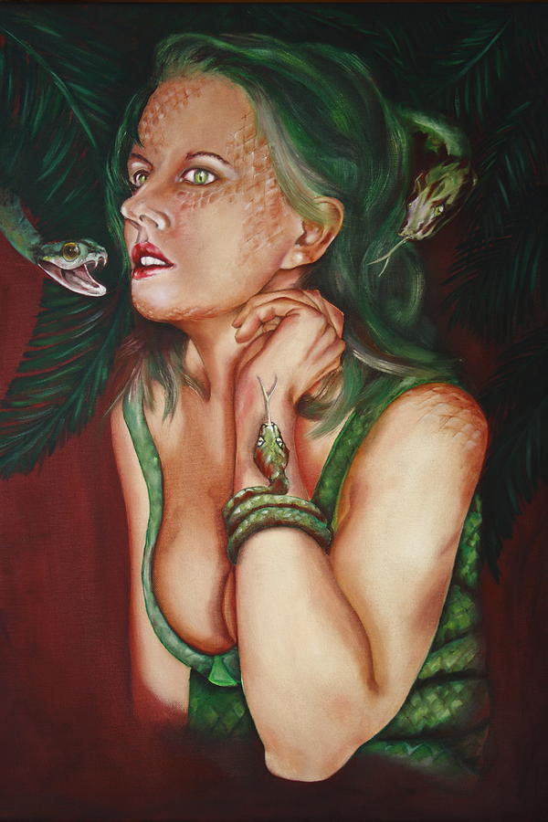 Snake Painting - Metamorphosis by Harri Spietz