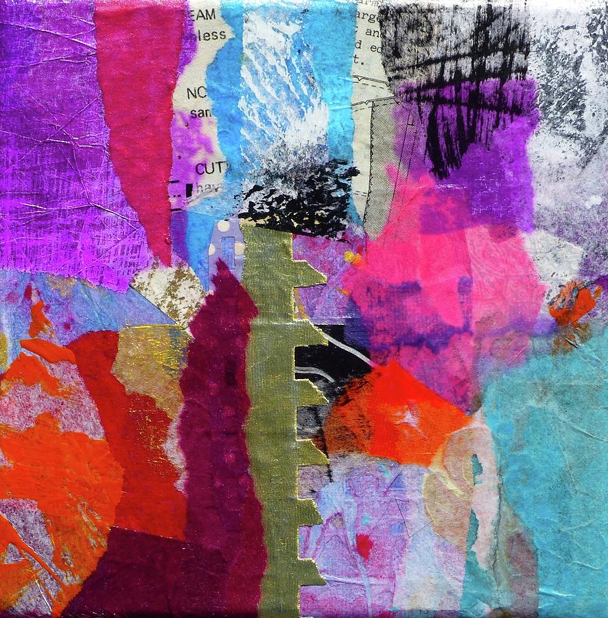Abstract Mixed Media - Metamorphosis VI by Donna Ferrandino
