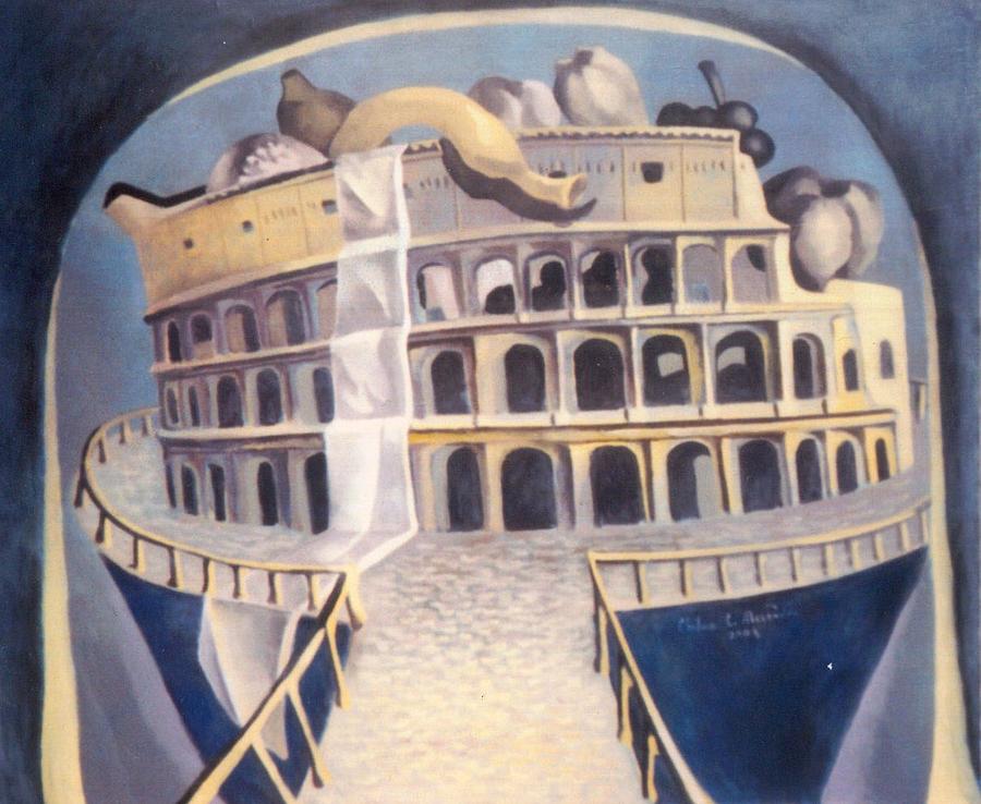 Metaphisical Still Life Painting by Chifan Catalin Alexandru Metaphisical Still Life Painting by Chifan Catalin Alexandru