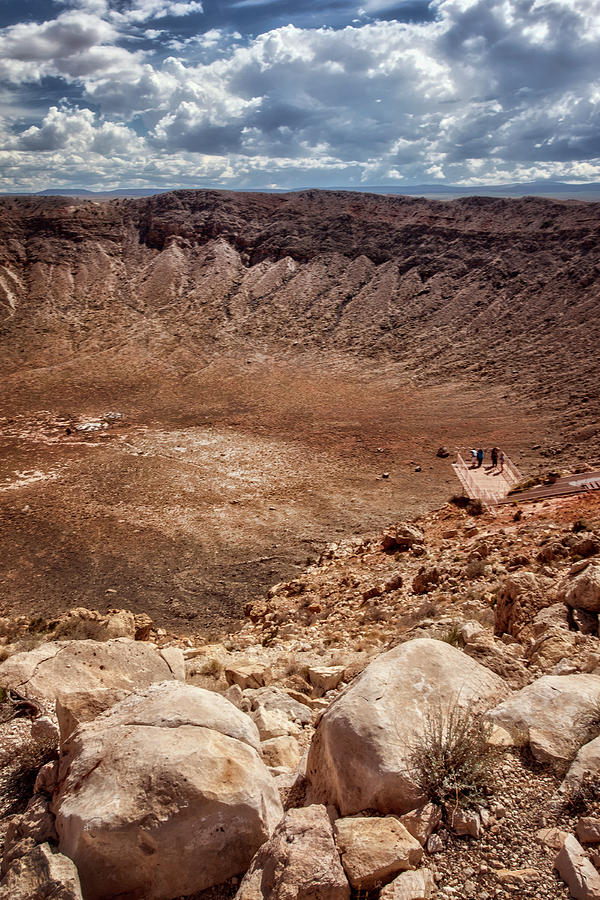 Meteor Crater View Photograph by Diana Powell