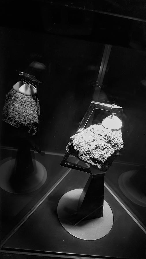 Meteor Rock Under Glass Photograph by Rob Hans