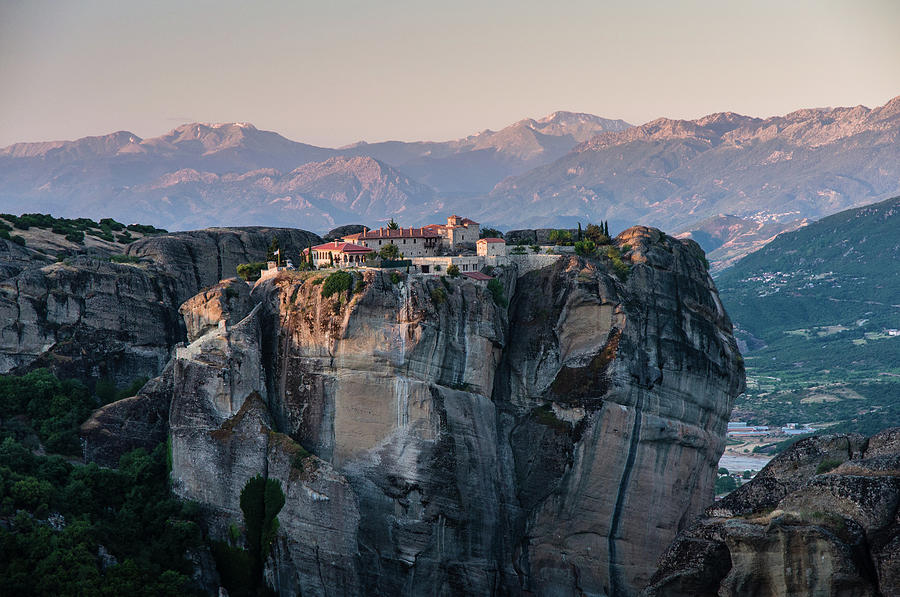 Meteora valley monasteries Photograph by Michal Durinik - Fine Art America