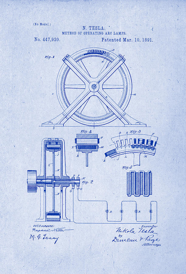 Nikola Tesla Blueprints