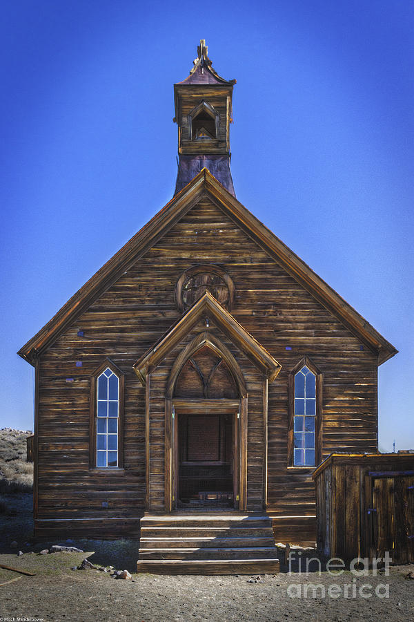 Methodist Church Bodie California Photograph by Mitch Shindelbower
