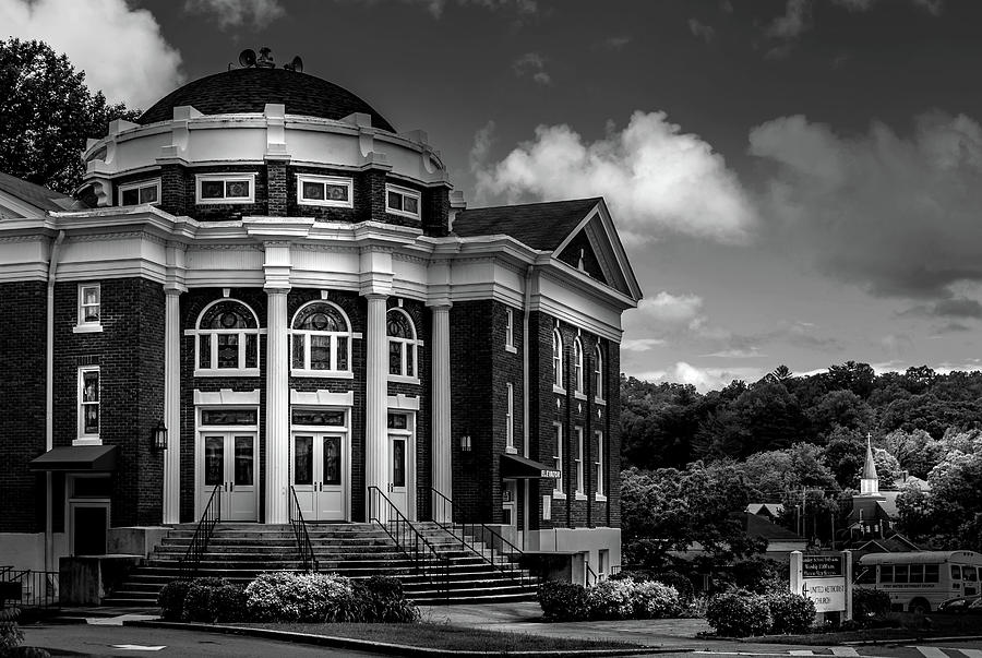 Methodist Churches In Black And White Photograph By Greg And Chrystal ...