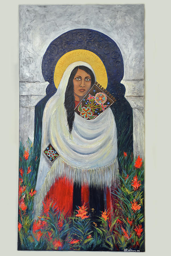 Metis Madonna Painting by Sherry Leigh Williams