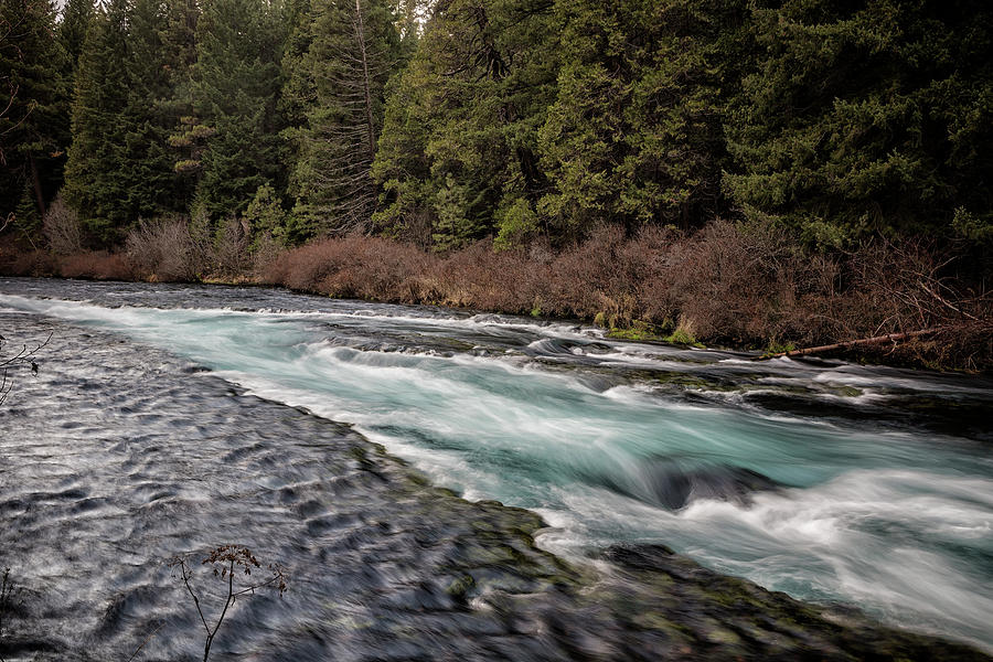 Metolius River near Wizard Falls Photograph by Belinda Greb