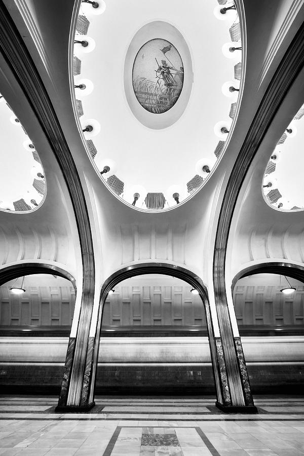 Architecture Photograph - Metro #7572 by Andrey Godyaykin