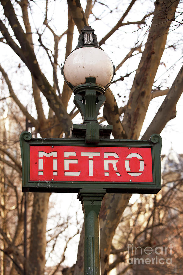 Paris Metro Photograph by John Rizzuto