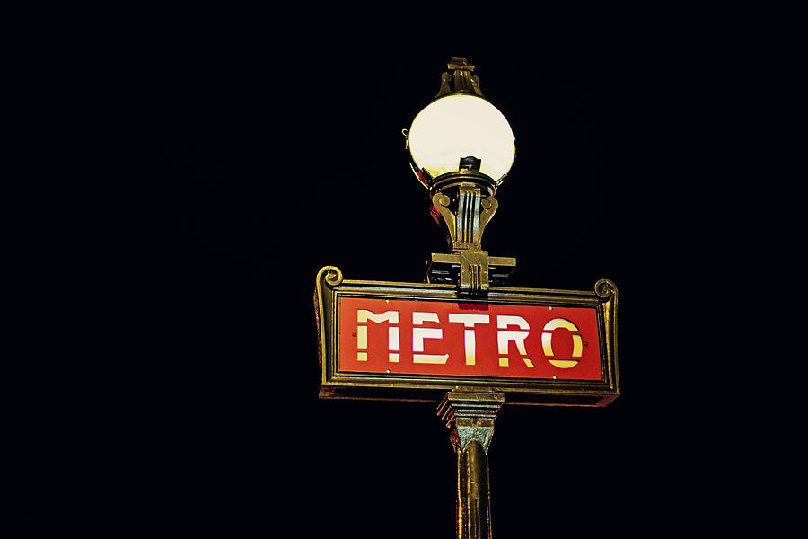 Metro - Paris France Photograph by Melanie Alexandra Price