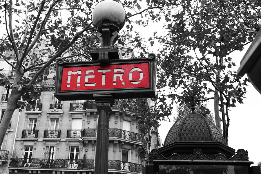 Metro Paris Photograph by Mircea Costina Photography