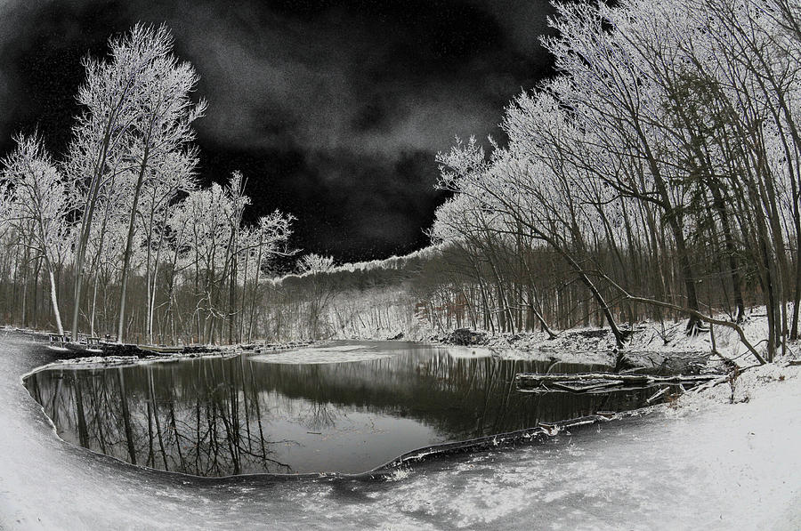 Lagoons in Winter #1 Photograph by Paul Mencke - Fine Art America