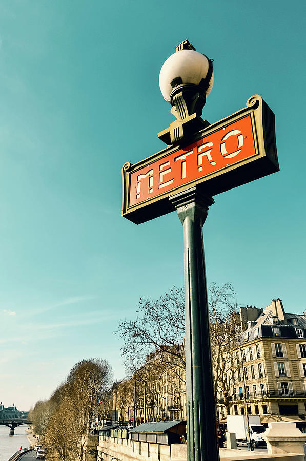Metro sign in Paris Photograph by Dutourdumonde Photography