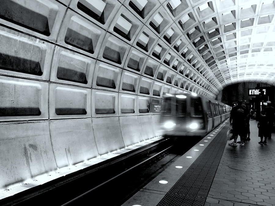 Metro System - Federal Triangle Station Photograph by Arlane Crump ...