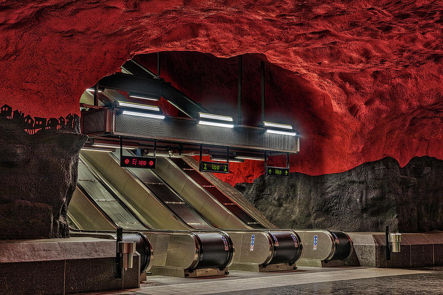 Metro Station Stockholm Photograph by Joana Kruse