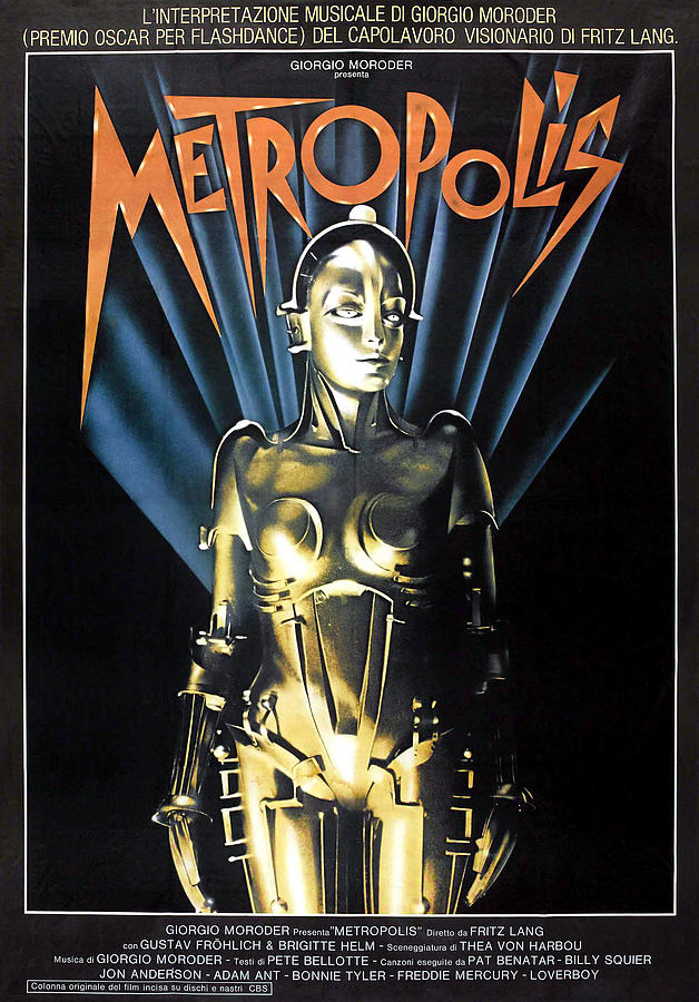 Metropolis, 1927 Poster For 1984 Photograph by Everett