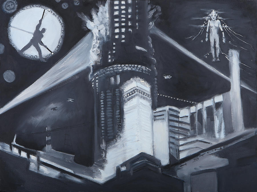Metropolis Painting by Holly Stone