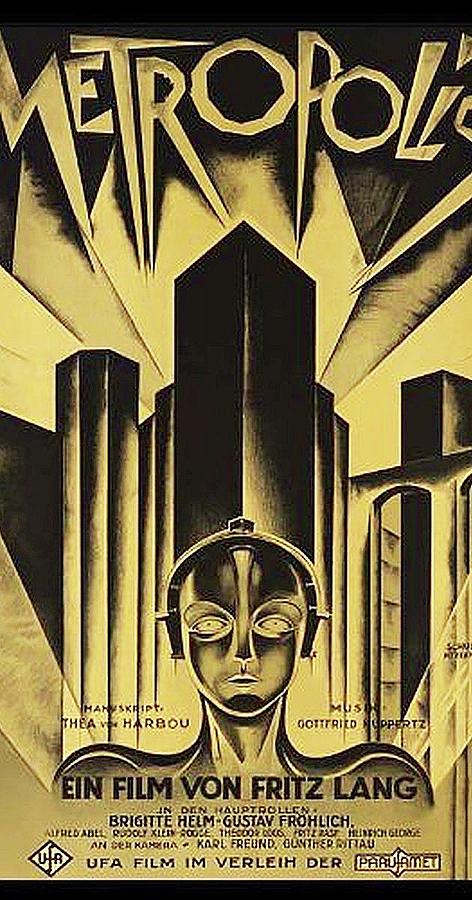 Metropolis theatrical poster 1927 Photograph by David Lee Guss