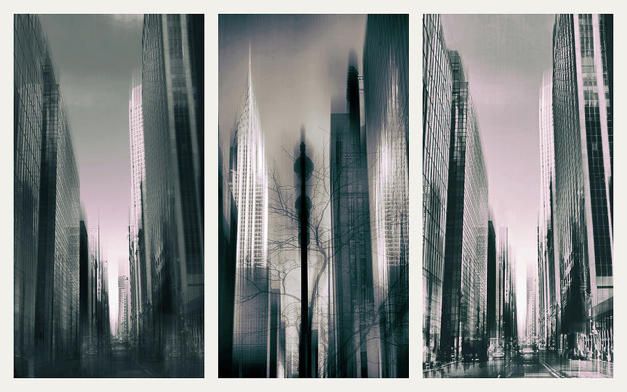 Metropolis Triptych II Photograph by Jessica Jenney
