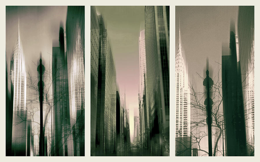 Chrysler Building Photograph - Metropolis Triptych by Jessica Jenney