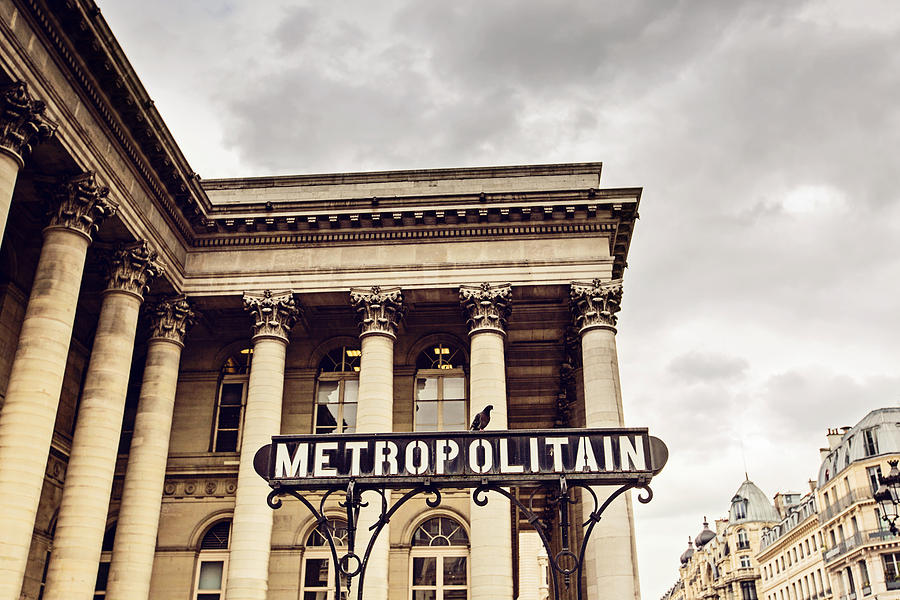 Metropolitain - Paris, France Photograph by Melanie Alexandra Price
