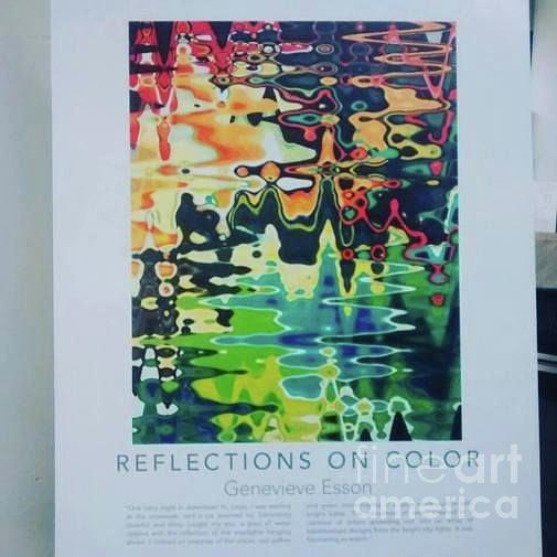 Metroscapes 2017 Poster For Arts In Transit Painting by Genevieve Esson